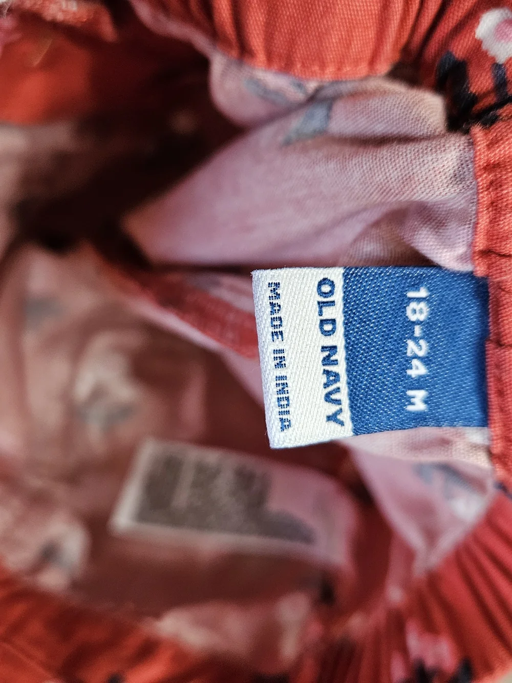 Old Navy Red Floral Girls Overalls